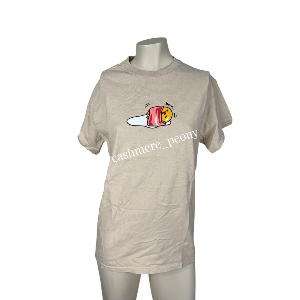 Sanrio Gudetama The Lazy Egg Graphic T-Shirt Small Unisex - Picture 1 of 8